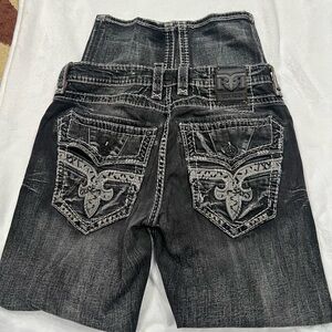 Mens Rock Revival Jeans 36/33 "Tomshi", Straight Cut. Like New.